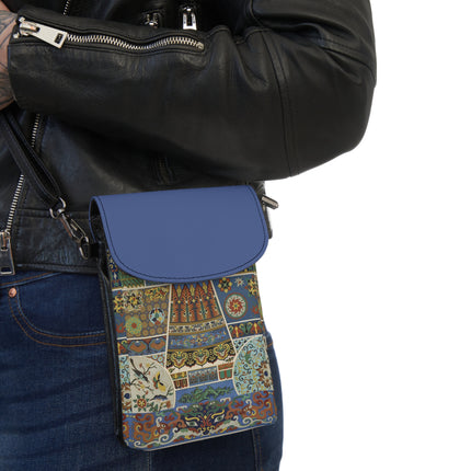 Chinois et Japonais by Auguste Racinet Small Cell Phone Wallet