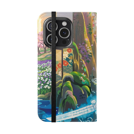 🐆⚔️ Circuit Samurai Jaguar Flip Case – Neon Power & Electric Honor