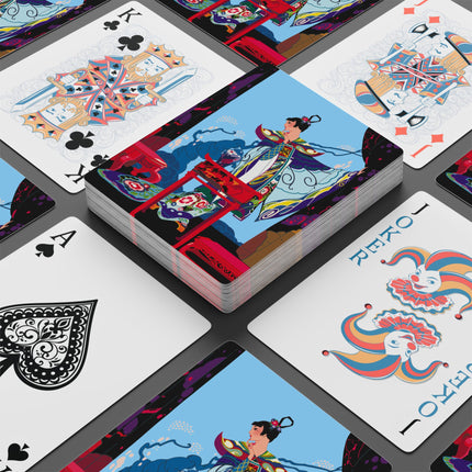 A Visual Journey by Umberto Brunelleschi Playing Cards
