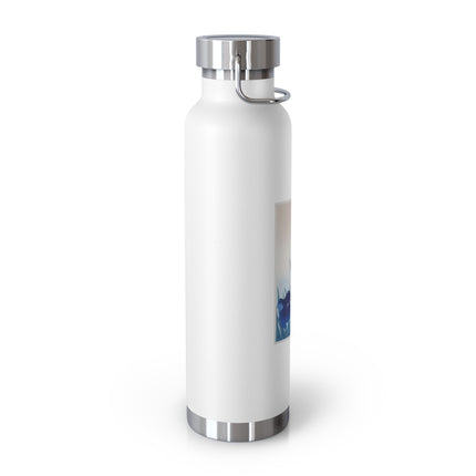 Irises by Ohara Koson Copper Vacuum Insulated Bottle, 22oz
