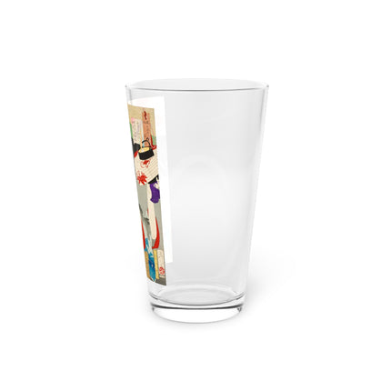 Kyoto Waitress of the Meiji Era by Tsukioka Yoshitoshi Glass, 16oz