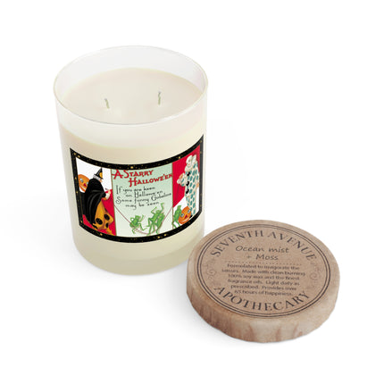 A Starry Halloween Scented Candle - Full Glass, 11oz