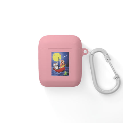 Moonlit Voyage – Owl and Pussycat Adventure AirPods Case