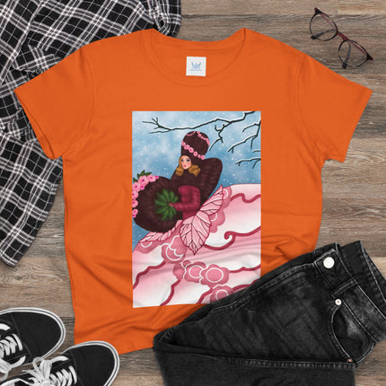 Winter Rose Empress Women's Midweight Cotton Tee