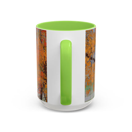 Autumn leaves by Edward Okuń Colorful Mugs (11oz, 15oz)