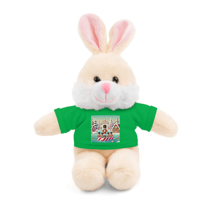 Nutcracker Candy-Striped Adventure Stuffed Animals with Tee