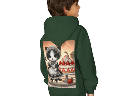 Patisserie Kitten Youth Heavy Blend Hooded Sweatshirt