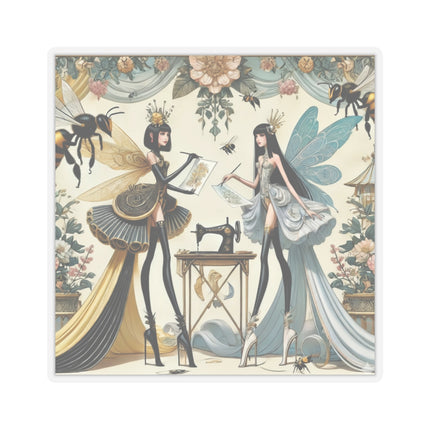 🧚✨ The Quiet Work of Fairies Kiss-Cut Sticker – Enchanted Atelier & Gentle Magic