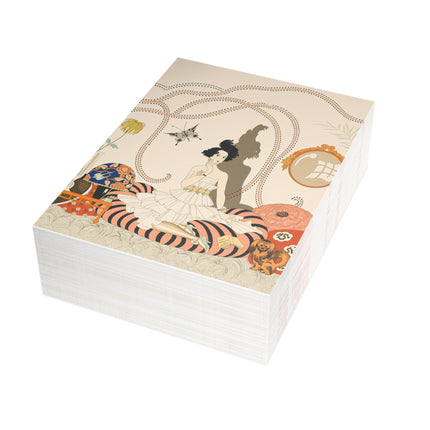 🪞🌸 The Lady In Her Curious Apartment Postcard Bundles – Art Deco Interior Elegance