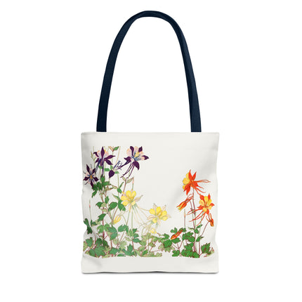 Aquilegia Flower by Tanigami Kônan Tote Bag (AOP)