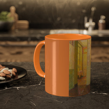 Interior, Window Light by Henri Le Sidaner Colorful Mugs, 11oz
