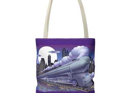 The Art Deco Bullet Train Tote Bag (AOP)