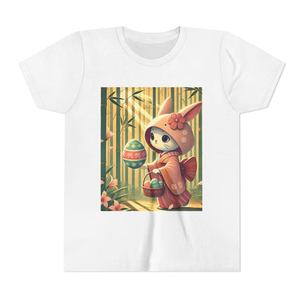 Geisha Kitten’s Easter Stroll Youth Short Sleeve Tee