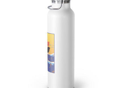 Golden Seas and Whimsical Dreams Copper Vacuum Insulated Bottle, 22oz