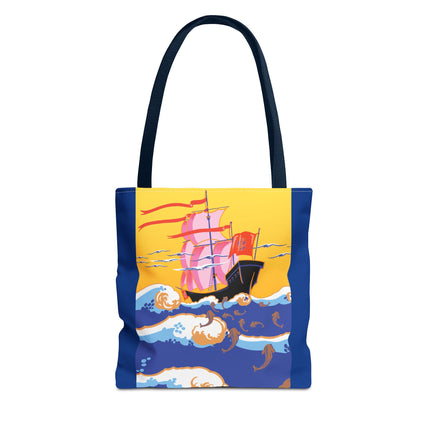 Golden Seas and Whimsical Dreams Tote Bag (AOP)
