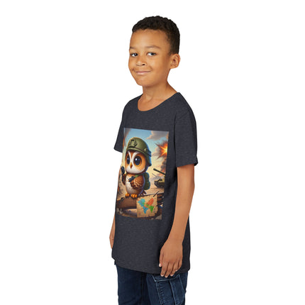 Owl on the Front Lines Youth Short Sleeve Tee