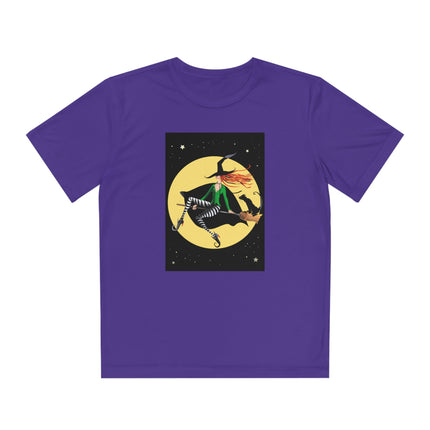 A Witch’s Moonlit Flight Youth Competitor Tee
