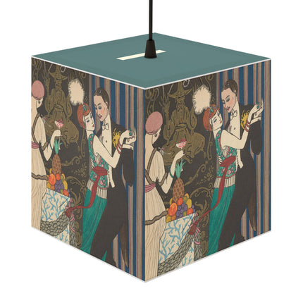 La Danse by George Barbier Light Cube Lamp