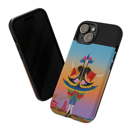 Colorful Dancer Phone Case – Vibrant Grace & Cultural Elegance