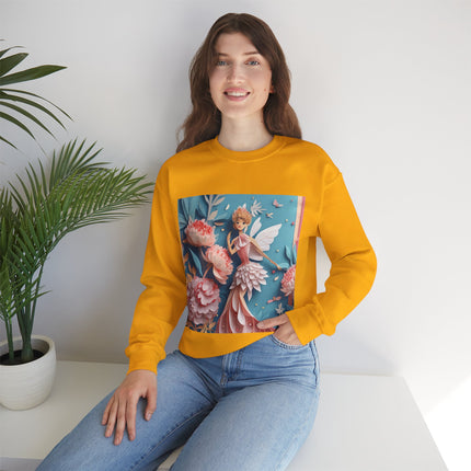 Peony Fairy Unisex Heavy Blend™ Crewneck Sweatshirt