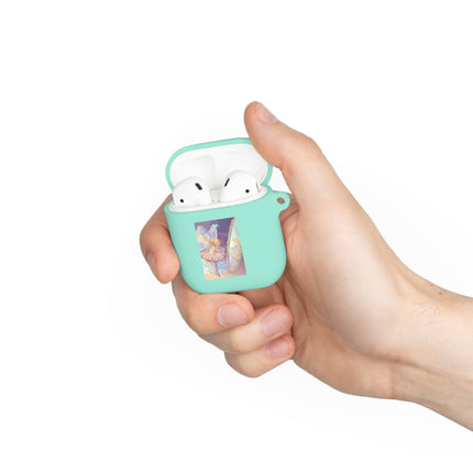 Enchanted Mirror Reflections – Pastel Fairy Art AirPods Case