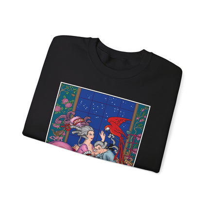 The Jealous Parrot by George Barbier Heavy Blend™ Crewneck Sweatshirt