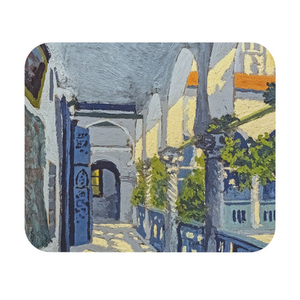 Gallery of a Moroccan Riad by George Gaudion Mouse Pad, Rectangle