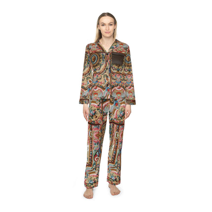 L'Ornement Polychrome by Albert Racine Women’s Satin Pajamas