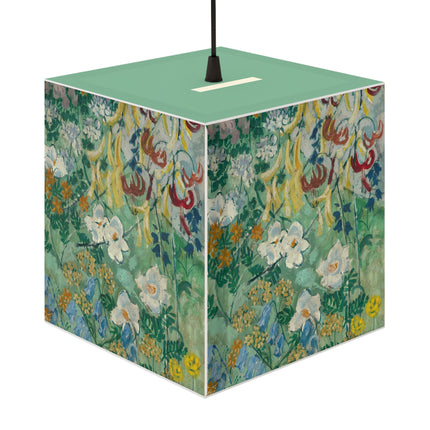 Flowers by August Babberger Light Cube Lamp