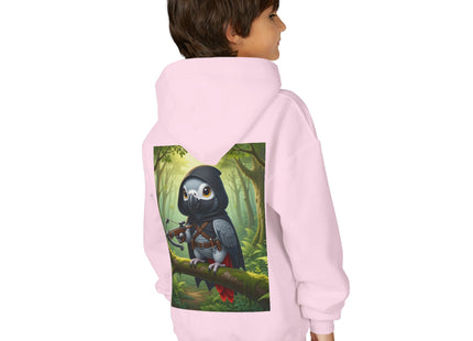 The African Grey Sentinel Youth Heavy Blend Hooded Sweatshirt