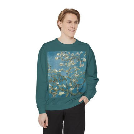 Almond Blossom by Vincent van Gogh Unisex Garment-Dyed Sweatshirt