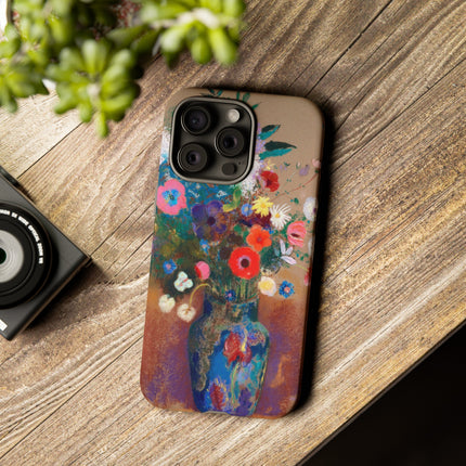 Bouquet of Flowers by Odilon Redon Phone Cases