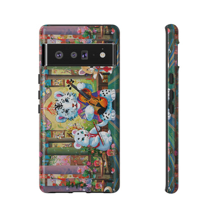 Melodies of the Snow Lion Cub Phone Cases