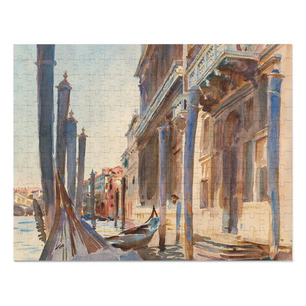 Gondola Moorings on the Grand Canal by John Singer Sargent Puzzle (30, 110, 252, 500-Piece)