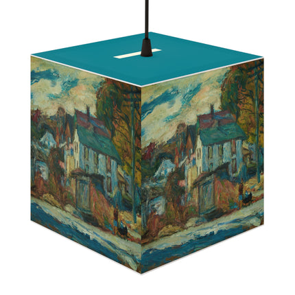 Autumn by Abraham Manievich Light Cube Lamp