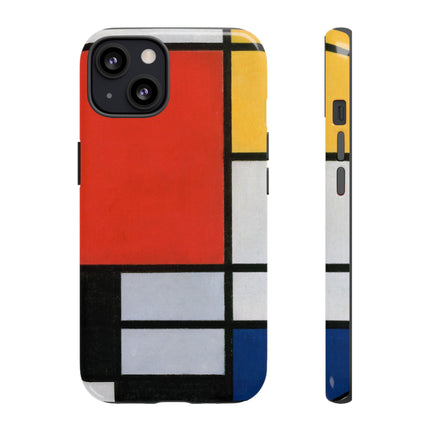 Composition with Red, Yellow, Blue, and Black by Piet Mondrian Phone Cases