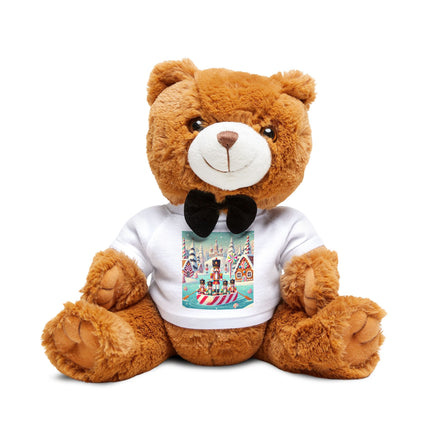 Nutcracker Candy-Striped Adventure Teddy Bear with T-Shirt