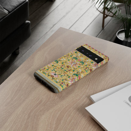 Yellow Botanical Pattern by Owen Jones Phone Cases