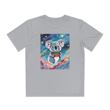 Cute Koala Youth Competitor Tee – Dreamy Skies & Whimsical Wonder