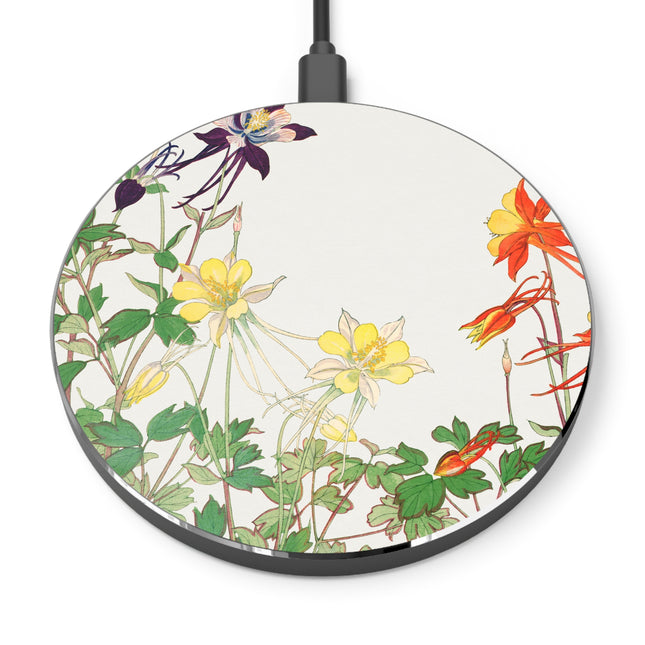 Aquilegia Flower by Tanigami Kônan Wireless Charger