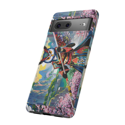 Cyberpunk Samurai Owl Phone Cases