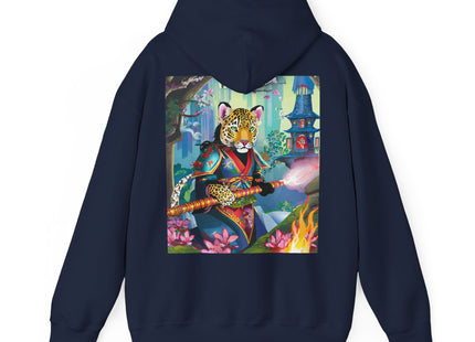 Cyberpunk Leopard – Heavy Blend™ Hooded Sweatshirt