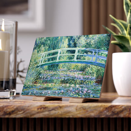 Water Lilies and Japanese Bridge by Claude Monet Ceramic Tile