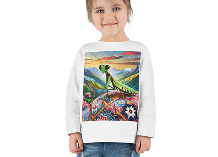 The Joyful Mantis Toddler Long Sleeve Tee