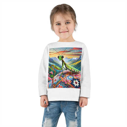 The Joyful Mantis Toddler Long Sleeve Tee
