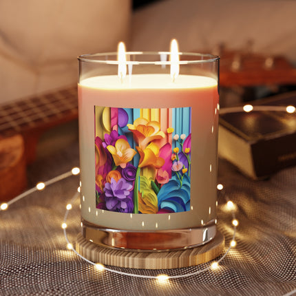 The Graceful Freesia Scented Candle - Full Glass, 11oz - The White Tea & Fig, The Lavender & Sage, and The Ocean Mist & Moss