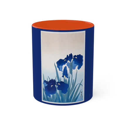 Irises by Ohara Koson Colorful Mugs, 11oz