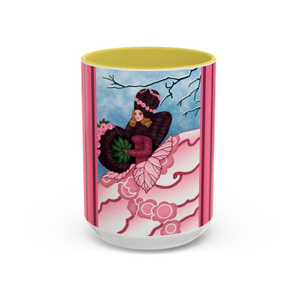 Winter Rose Empress Colorful Mugs (11oz, 15oz)