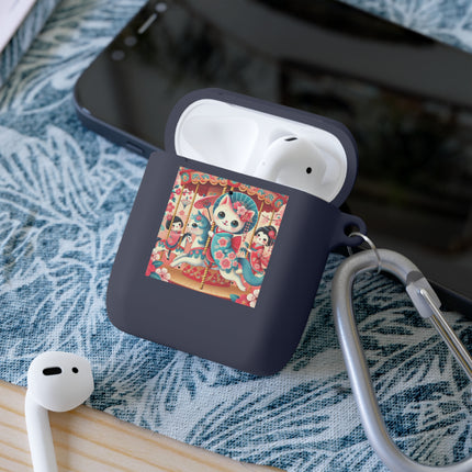 Geisha Kitten's Enchanted Carousel Ride AirPods and AirPods Pro Case