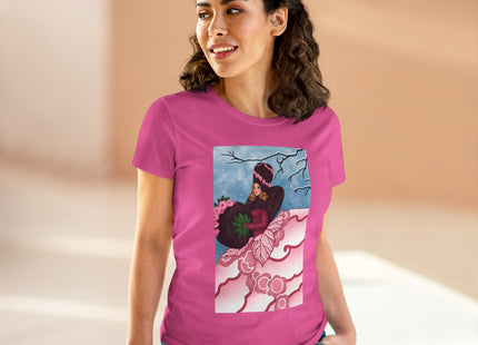 Winter Rose Empress Women's Midweight Cotton Tee